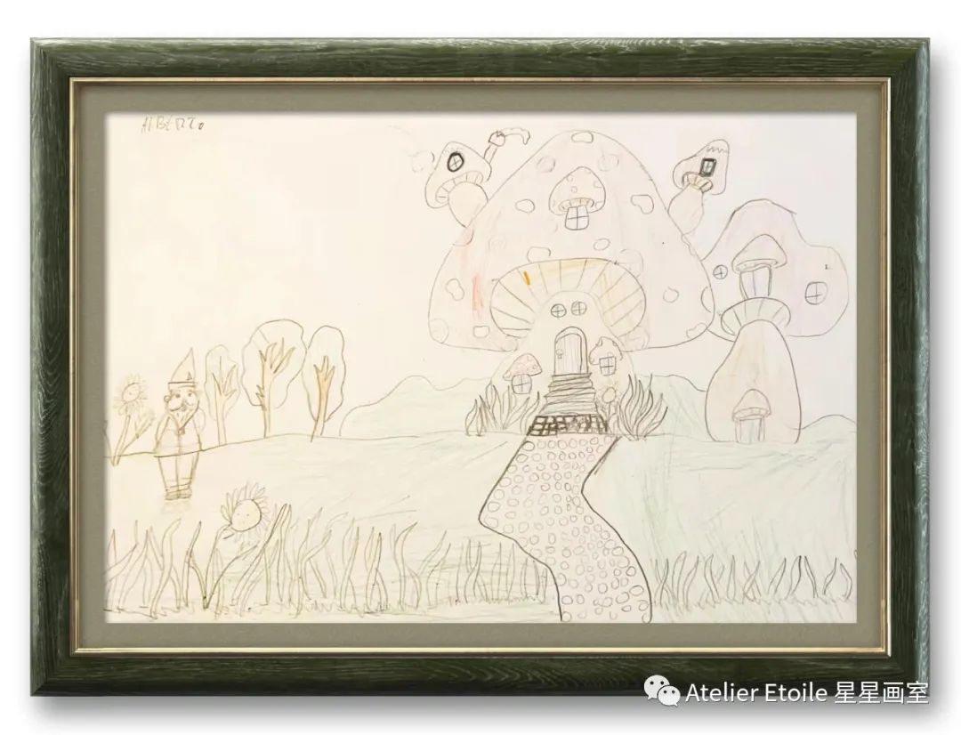 Alberto HU 7岁线上儿童绘画启蒙课课堂作品