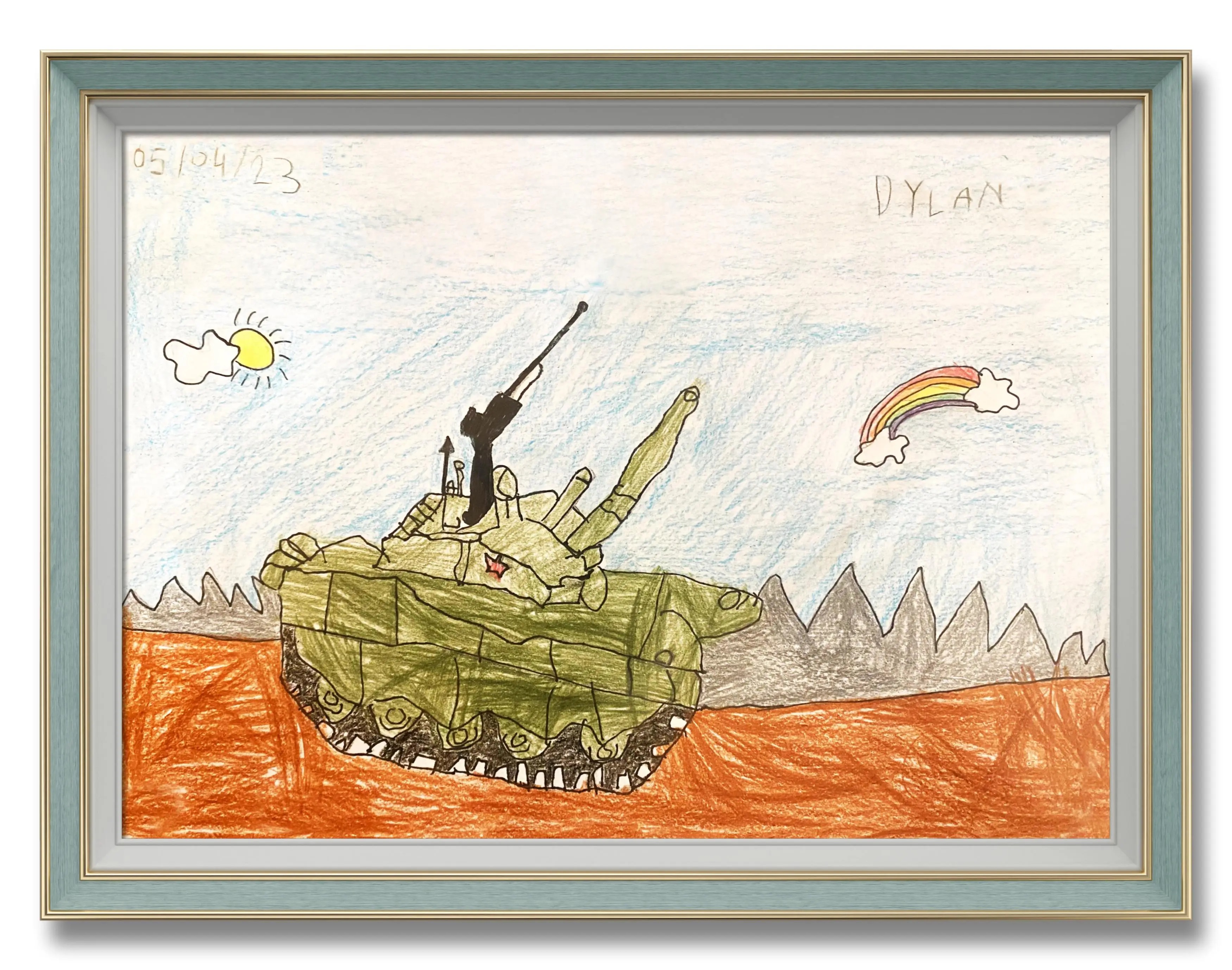 Dylan WU, 5岁，线上绘画启蒙课，课堂作品