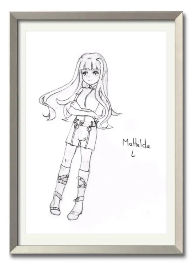 Mathilde LEBON, 14岁，线上动漫课中级，课后创作